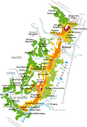 Côte de Beaune et Hautes Côtes de Beaune