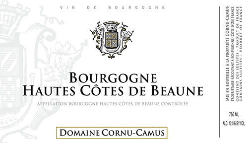 Etiquette Bourgogne Hautes Côtes de Beaune